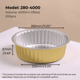 135oz-4000ml-round-aluminum-foil-food-container-deep