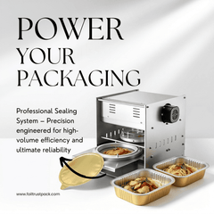 Foiltrust professional sealing machine for high-efficiency food packaging system