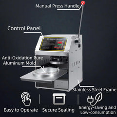 Foiltrust 630W professional manual sealing machine with detailed technical specifications