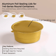 Aluminum Foil Sealing Lid for 140 Series Round Aluminum Foil Food Container (Fits 14oz/420ml,18oz/520ml,21oz/620ml)
