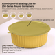 Aluminum Foil Sealing Lid for 250 Series Round Aluminum Foil Food Container(Fits 68oz/2000ml,85oz/2500ml,101oz/3000ml,118oz/3500ml)