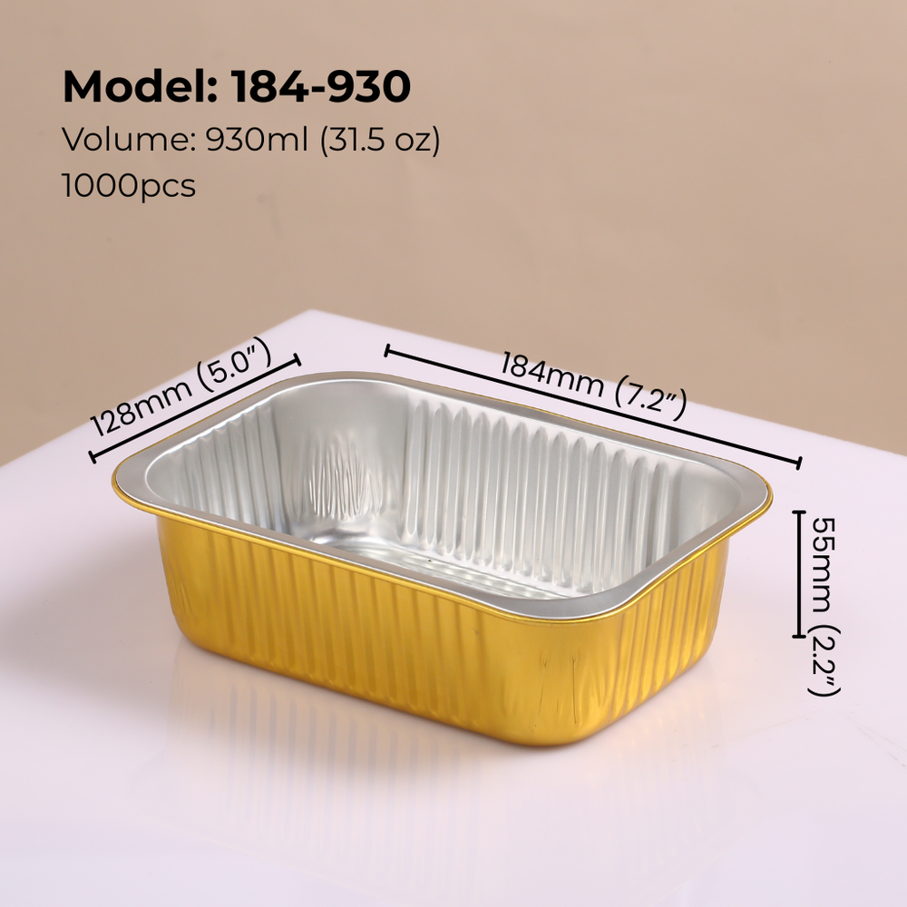 31.5oz-930ml-Rectangular-aluminum-foil-food-container
