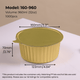 160 Series Smooth-Wall Round Aluminum Foil Food Container - 960ml (32 oz)
