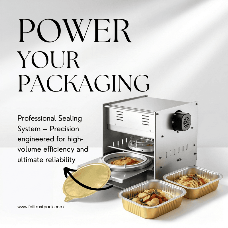 Foiltrust professional sealing machine for high-efficiency food packaging system