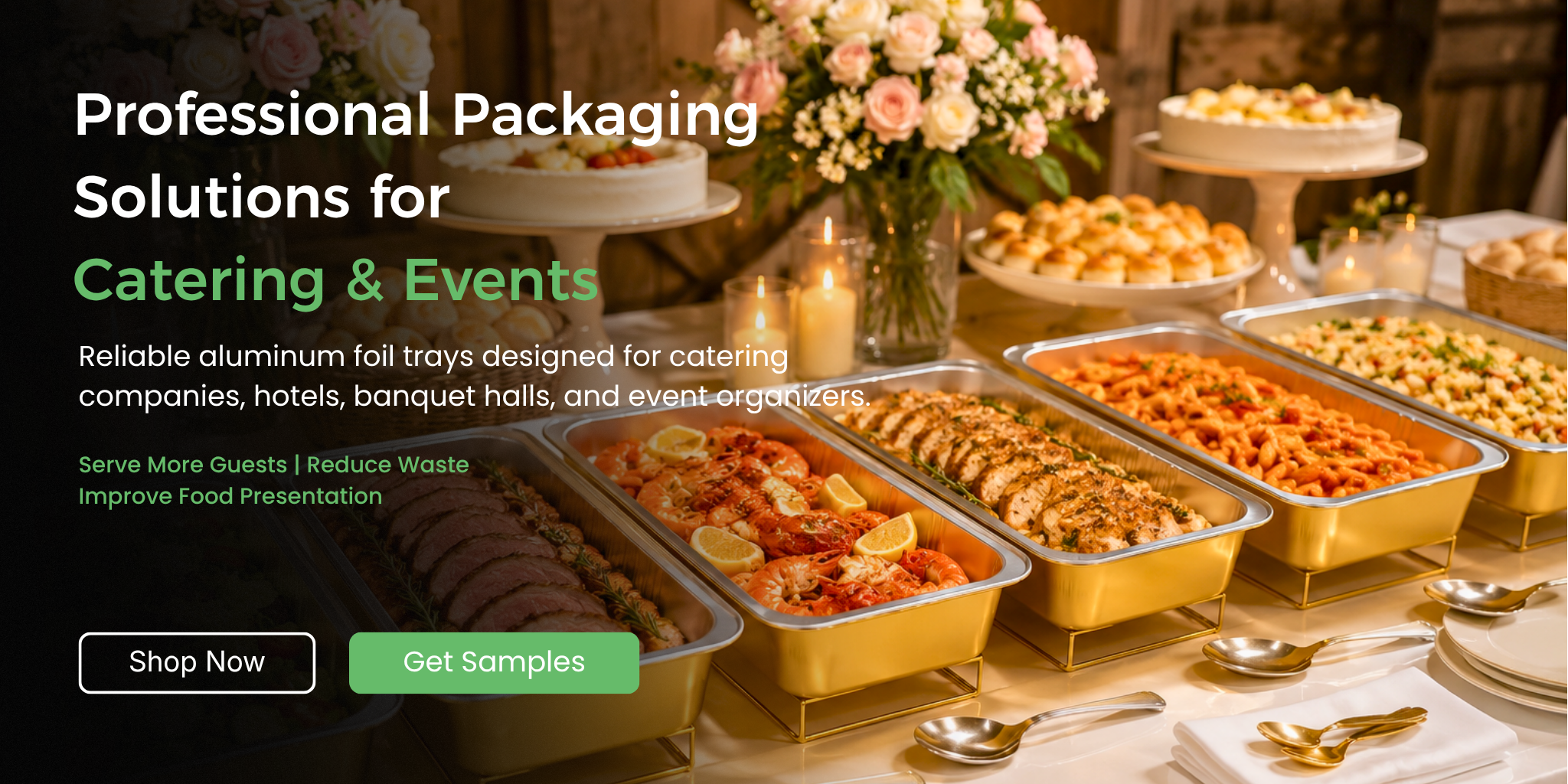 Foiltrust professional packaging solutions for large scale catering and events
