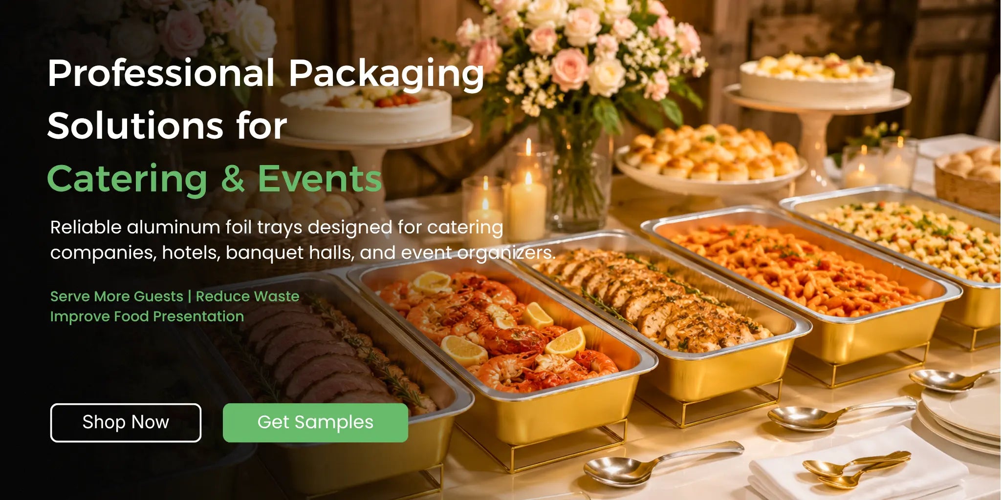 Foiltrust professional packaging solutions for large scale catering and events