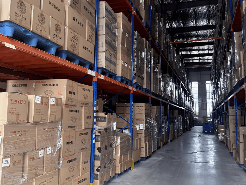 Foiltrust professional aluminum container warehouse storage facility